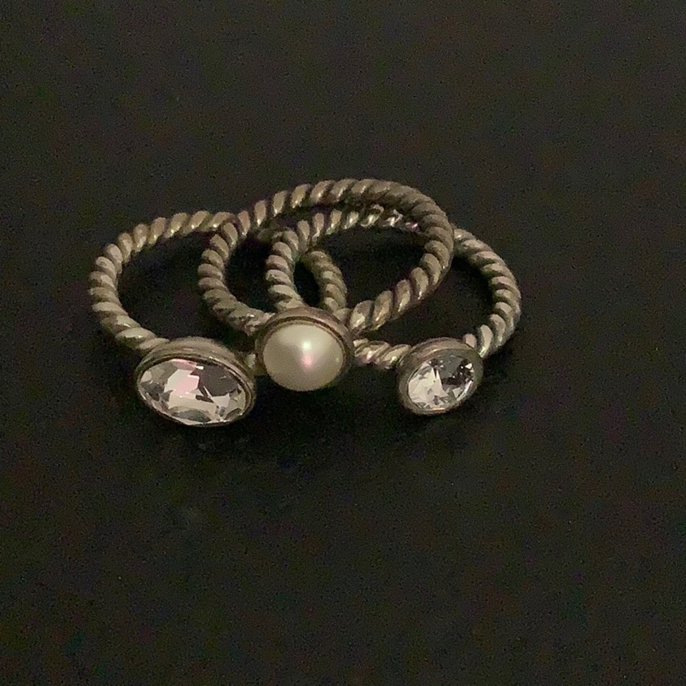 Brighton Silver Monte Carlo Rings